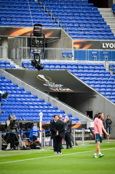 Lyon França Maio 2018 Treinamento Futebolistas Atlético Madrid Antes Último — Fotografia de Stock