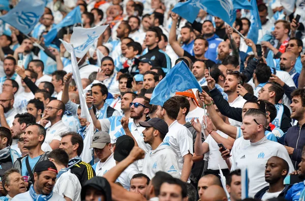 Lyon Francia Maggio 2018 Giocatore Calcio Durante Ultima Partita Della — Foto Stock