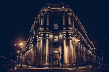 Saint Petersburg, Rusya - 27 Mart 2017: Bir n ile bina