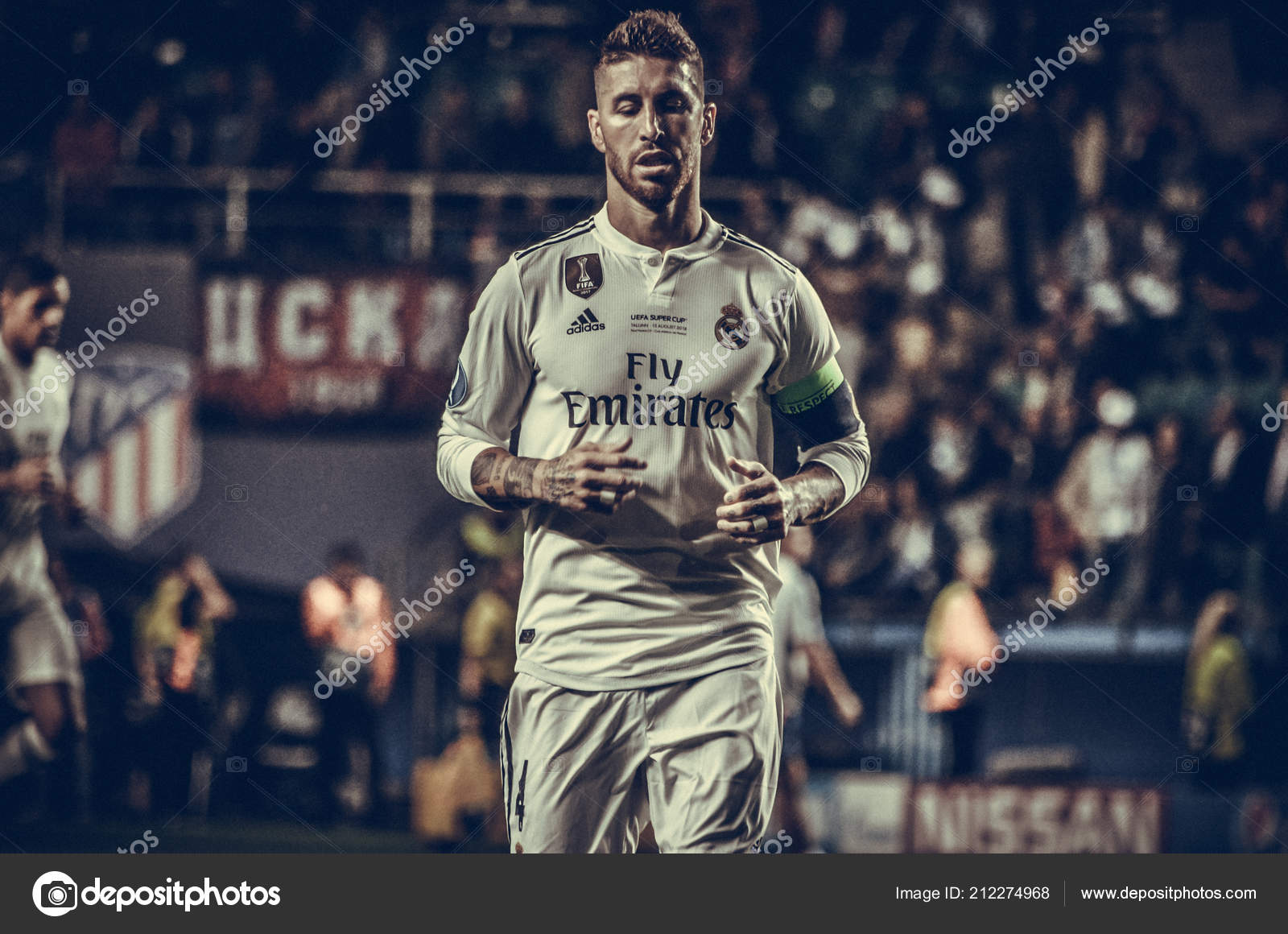 Tallinn Estonia August 2018 Sergio Ramos Final 2018 Uefa Super Stock Editorial Photo C Vldv 212274968