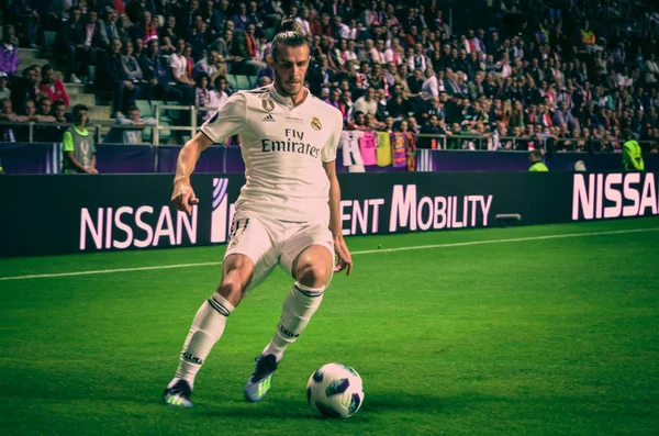 Tallinn Estonia Agosto 2018 Gareth Bale Durante Finale Della Supercoppa — Foto Stock