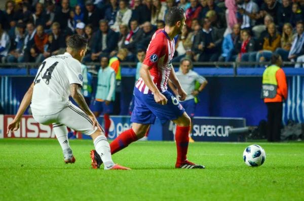 Tallinn Estland Augustus 2018 Koke Spelers Tijdens Finale 2018 Uefa — Stockfoto