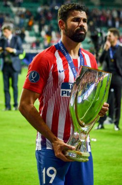 Tallinn, Estonya - 15 Ağustos, 2018: Diego Costa