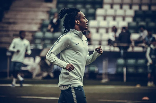 Tallinn Estonya Ağustos 2018 Gelson Martins Son 2018 Uefa Süper — Stok fotoğraf