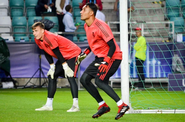 Tallinn Estônia Agosto 2018 Keylor Navas Durante Final Supercopa Uefa — Fotografia de Stock