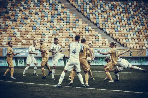 Lviv Oekraïne Augustus 2018 Voetballer Tijdens Groepsselectie Van Uefa Nations — Stockfoto