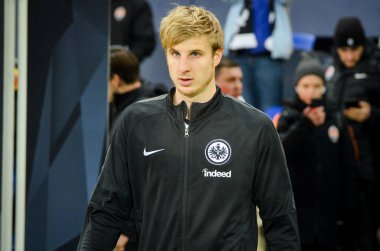 Kharkiv, Ukrayna - 14 Şubat 2019: Martin Hinteregger 