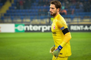Kharkiv, Ukrayna - 14 Şubat 2019: Kevin Trapp oyuncusu 