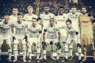 Kharkiv, Ukrayna - 14 Şubat 2019: Futbolcu