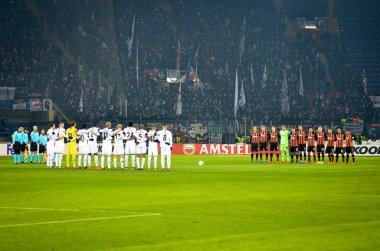 Kharkiv, Ukrayna - 14 Şubat 2019: Futbol takımı