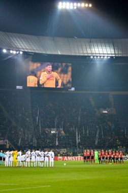 Kharkiv, Ukrayna - 14 Şubat 2019: Futbol takımı