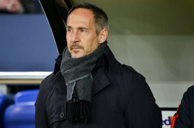 Kharkiv, Ukrayna - 14 Şubat 2019: teknik direktör Adi Hutter