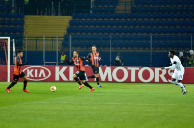 Kharkiv, Ukrayna - 14 Şubat 2019: Futbolcu