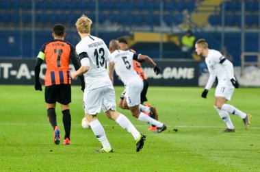 Kharkiv, Ukrayna - 14 Şubat 2019: Martin Hinteregger oyuncusu 