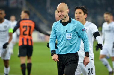 Kharkiv, Ukrayna - 14 Şubat 2019: Makoto Hasebe j ile aynı fikirde