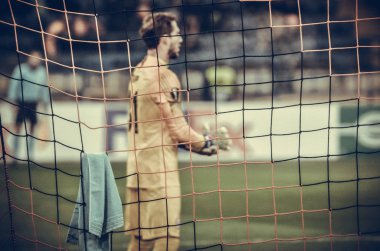 Kharkiv, Ukrayna - 14 Şubat 2019: Kevin Trapp oyuncusu 