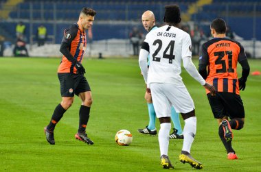 Kharkiv, Ukrayna - 14 Şubat 2019: Danny da Costa oyuncu duri