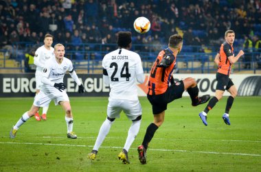 Kharkiv, Ukrayna - 14 Şubat 2019: Danny da Costa oyuncu duri