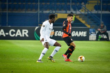 Kharkiv, Ukrayna - 14 Şubat 2019: Danny da Costa oyuncu duri