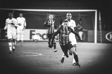 Kharkiv, Ukrayna - 14 Şubat 2019: Junior Moraes oyuncusu durin