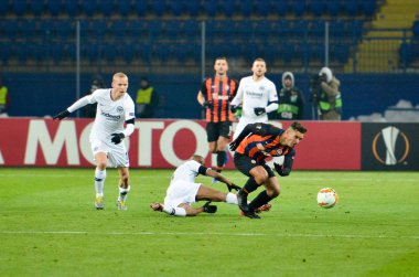 Kharkiv, Ukrayna - 14 Şubat 2019: Junior Moraes oyuncusu durin