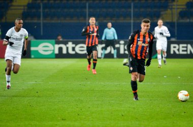 Kharkiv, Ukrayna - 14 Şubat 2019: Junior Moraes oyuncusu durin