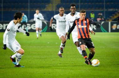 Kharkiv, Ukrayna - 14 Şubat 2019: Junior Moraes oyuncusu durin