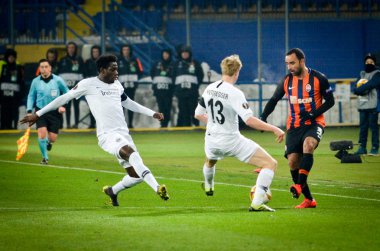 Kharkiv, Ukrayna - 14 Şubat 2019: Martin Hinteregger oyuncusu 