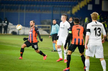 Kharkiv, Ukrayna - 14 Şubat 2019: Martin Hinteregger oyuncusu 