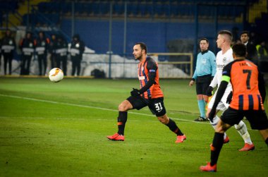 Kharkiv, Ukrayna - 14 Şubat 2019: Futbolcu