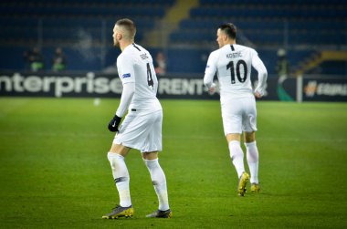 Kharkiv, Ukrayna - 14 Şubat 2019: Ante Rebic oyuncusu