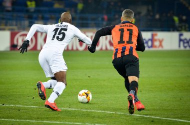 Kharkiv, Ukrayna - 14 Şubat 2019: Jetro Willems oyuncusu durin