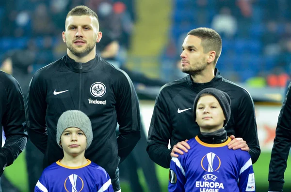 Kharkiv, Ukrayna - 14 Şubat 2019: Futbolcu