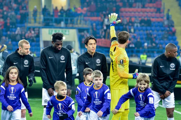 Kharkiv, Ukrayna - 14 Şubat 2019: Eintracht Frankfurt oyuncusu