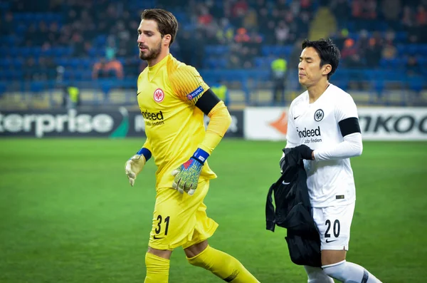 Kharkiv, Ukrayna - 14 Şubat 2019: Kevin Trapp oyuncusu 