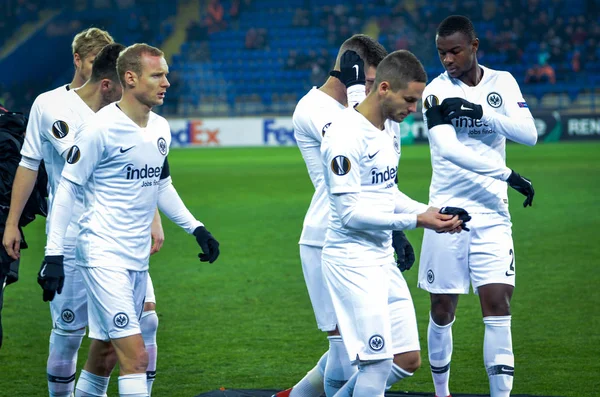 Kharkiv, Ukrayna - 14 Şubat 2019: Eintracht Futbolcu