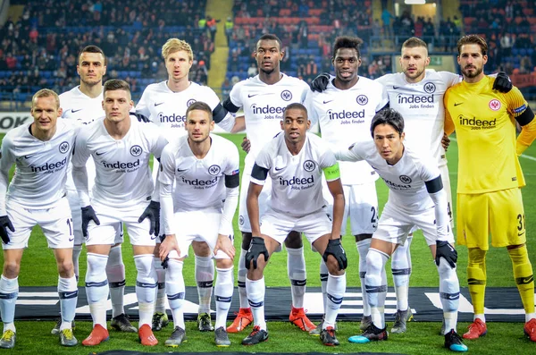 Kharkiv, Ukrayna - 14 Şubat 2019: Futbolcu