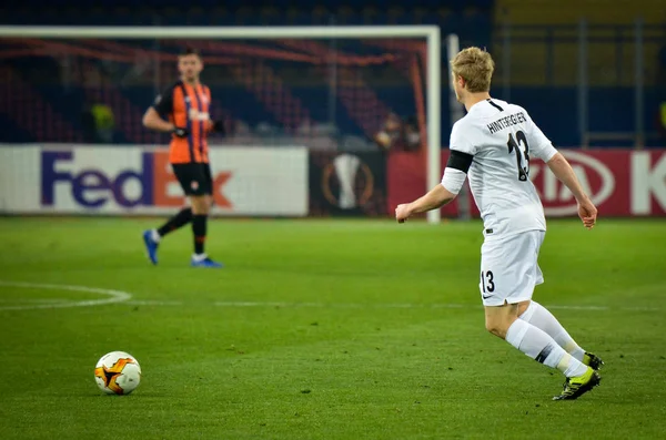 Kharkiv, Ukrayna - 14 Şubat 2019: Martin Hinteregger oyuncusu 