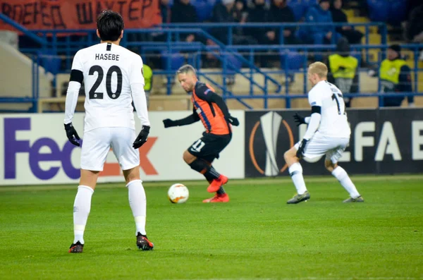 Kharkiv, Ukrayna - 14 Şubat 2019: Makoto Hasebe oyuncu durin