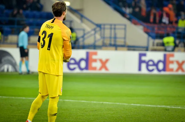 Kharkiv, Ukrayna - 14 Şubat 2019: Kevin Trapp oyuncusu 