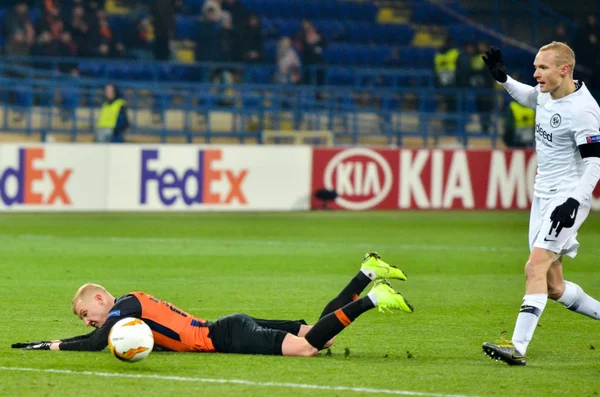 Kharkiv, Ukrayna - 14 Şubat 2019: Sebastian Rode oyuncusu duri
