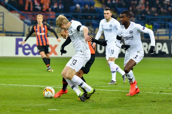 Kharkiv, Ukrayna - 14 Şubat 2019: Martin Hinteregger oyuncusu 