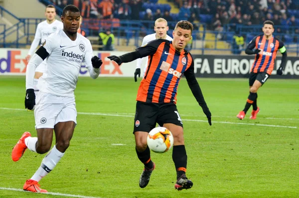 Kharkiv, Ukrayna - 14 Şubat 2019: Gelson Fernandes J'ye karşı