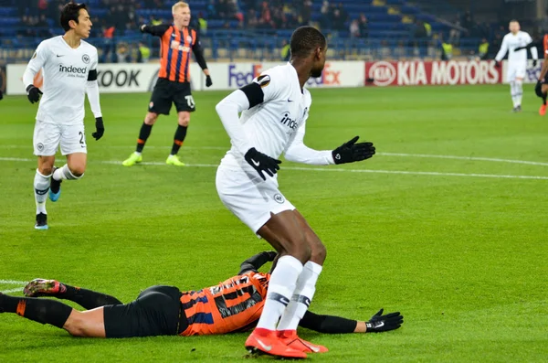 Kharkiv, Ukrayna - 14 Şubat 2019: Gelson Fernandes J'ye karşı