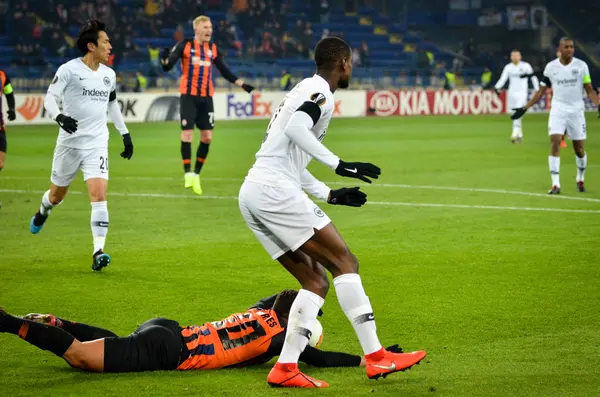 Kharkiv, Ukrayna - 14 Şubat 2019: Gelson Fernandes J'ye karşı