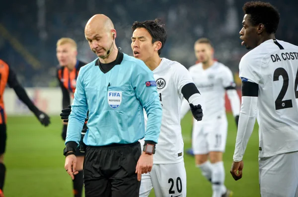 Kharkiv, Ukrayna - 14 Şubat 2019: Makoto Hasebe j ile aynı fikirde