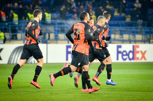 KHARKIV, UCRANIA - 14 de febrero de 2019: Shakhtar Donetsk Football —  Fotos de Stock