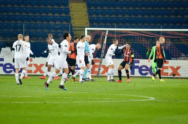 KHARKIV, UKRAINE - February 14, 2019: Eintracht Frankfurt Footba — Stock Photo, Image