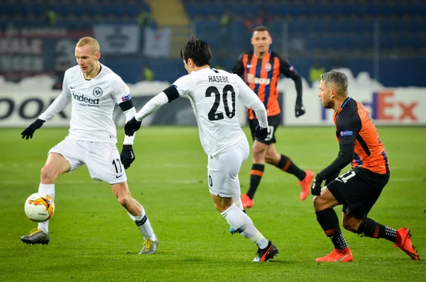 Kharkiv, Ukrayna - 14 Şubat 2019: Makoto Hasebe oyuncu durin