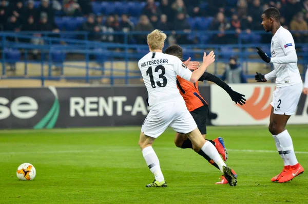 Kharkiv, Ukrayna - 14 Şubat 2019: Martin Hinteregger oyuncusu 